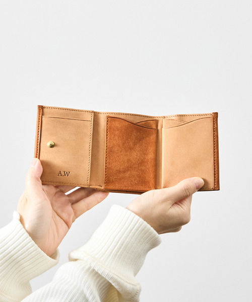 A_W 財布 アウ / TRIFOLD PURSE プエブロレザーフラップウォレット