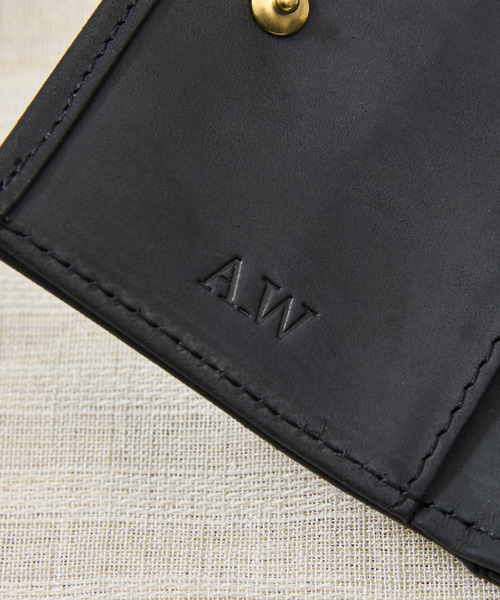 A_W ミニ 財布 アウ / TRIFOLD PURSE プエブロレザーフラップ