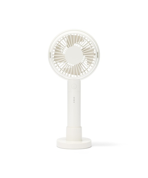 ホワイト ハンディファン 充電式 無印良品（MUJI） 角度が変えられる充電式ハンディファン : ZOZOTOWN