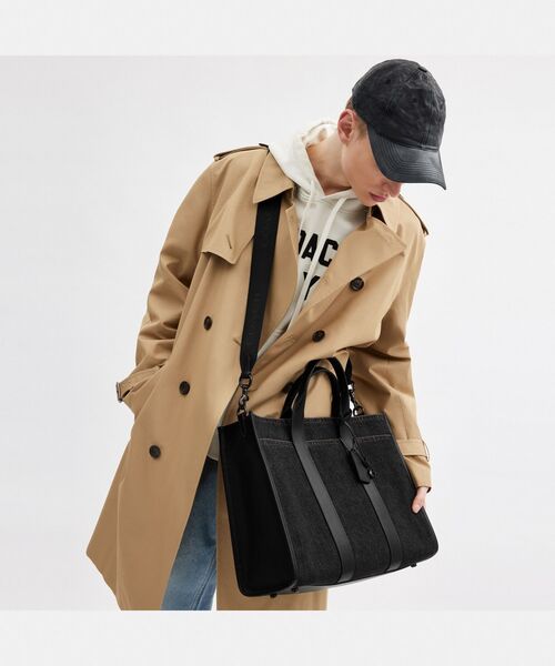 【超希少】COACH コーチ　2way ボストンバッグ　デニム　F70380 超希少】COACH コーチ 2way ボストンバッグ デニム F70380