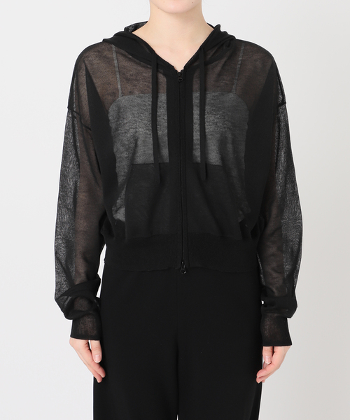 PROVOKE/プロヴォーク】sheer zip hoodie sheer ZIP hoodie | PROVOKE design boutique
