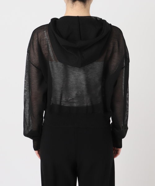 PROVOKE/プロヴォーク】sheer zip hoodie パーカー 「PROVOKE/プロヴォーク」sheer zip hoodie レディース