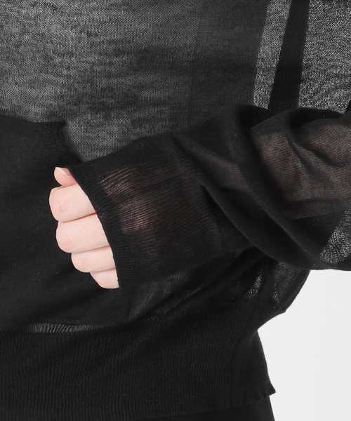 PROVOKE/プロヴォーク】sheer zip hoodie sheer ZIP hoodie | PROVOKE design boutique