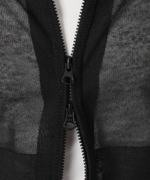 パーカー 「PROVOKE/プロヴォーク」sheer zip hoodie レディース