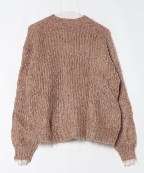 「nesessaire」 長袖ニット 38 キャメル レディース_画像2