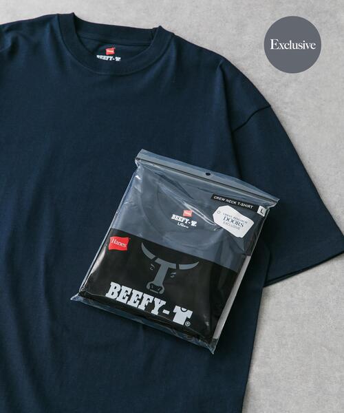 Hanes（ヘインズ） tシャツ 「別注」Hanes×DOORS BEEFY-T DOORS FIT