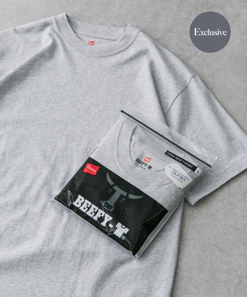Hanes（ヘインズ） tシャツ 「別注」Hanes×DOORS BEEFY-T DOORS FIT