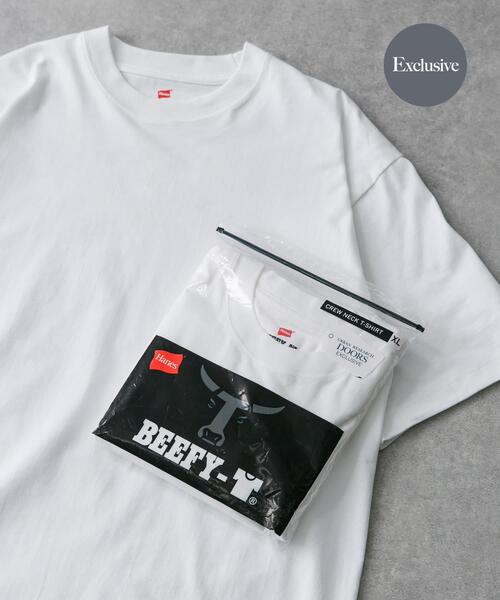 Hanes（ヘインズ） tシャツ 「別注」Hanes×DOORS BEEFY-T DOORS FIT