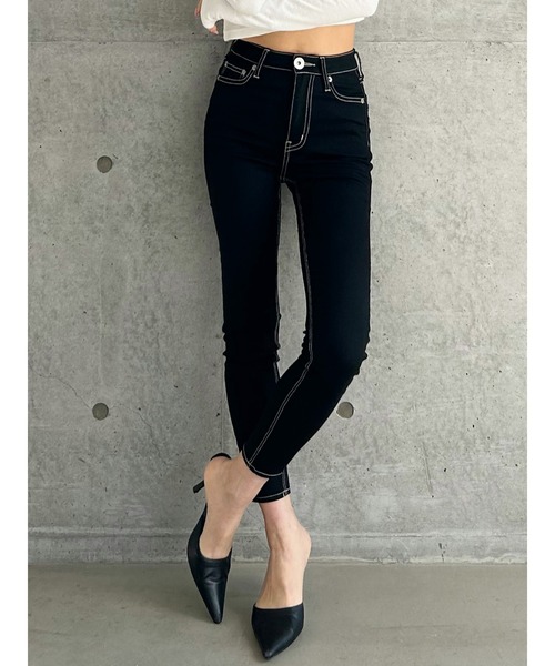 GYDA 【TINY】ミドルウエストワンウォッシュスキニーXS 新品タグ付き ジェイダ GYDA 【TINY】ミドルウエストワンウォッシュスキニー