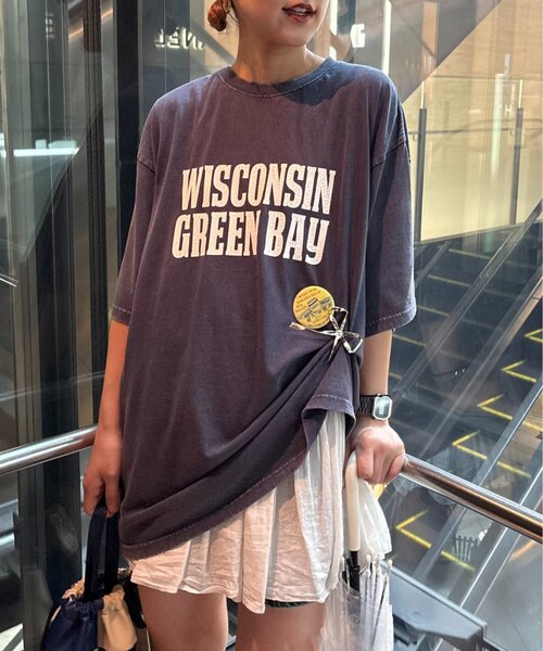 UNKNOWN■アンノウン ウォッシュ加工 ロゴ 半袖Tシャツ UNKNOWN□アンノウン ウォッシュ加工 ロゴ 半袖Tシャツ (UNKNOWN