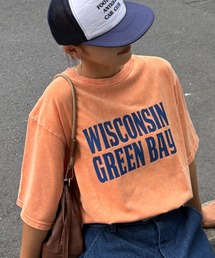tシャツ 「UNISEX」アシッドウォッシュ加工ロゴTEE メンズ レディース｜ZOZOTOWN Yahoo!店