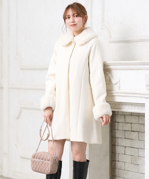 「INGNI」 コート M ピンク レディース_画像2