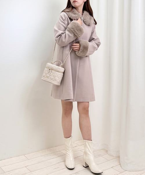 「INGNI」 コート M ピンク レディース_画像4