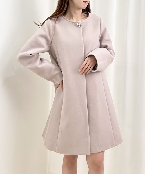 「INGNI」 コート M ピンク レディース_画像7