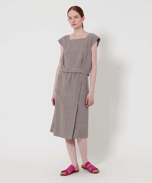 【Steven Alan】スカート　フリーサイズ Steven Alan＞ジグザグ プリント スカート