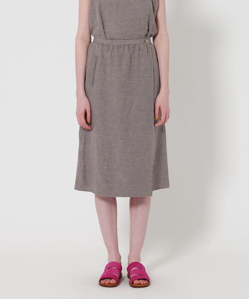 STEVEN ALAN スカート 「Steven Alan」チェック ラップ