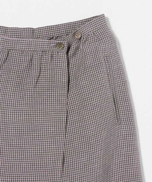 STEVN ALAN チェック柄プリーツスカート STEVEN ALAN スカート 「Steven Alan」チェック ラップ