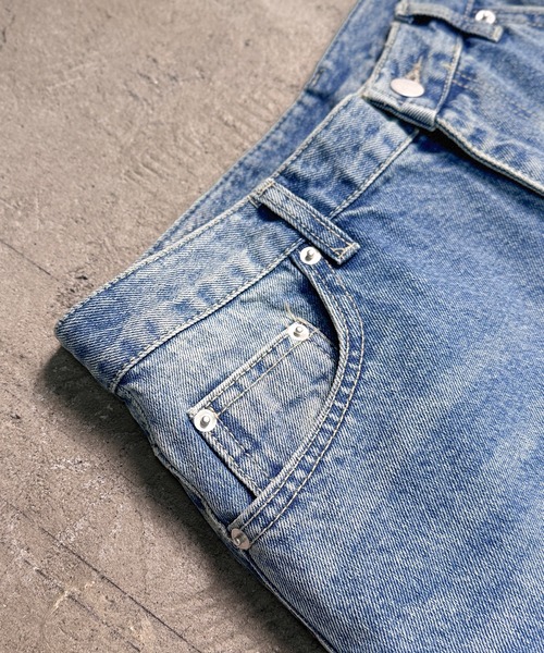 ジーンズ 4D45 ワイドデニムパンツ メンズ レディース_6