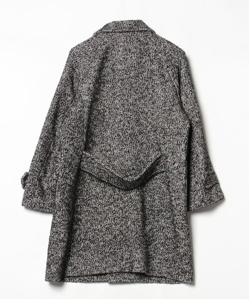 「coen」 ステンカラーコート MEDIUM ブラック レディース_画像2