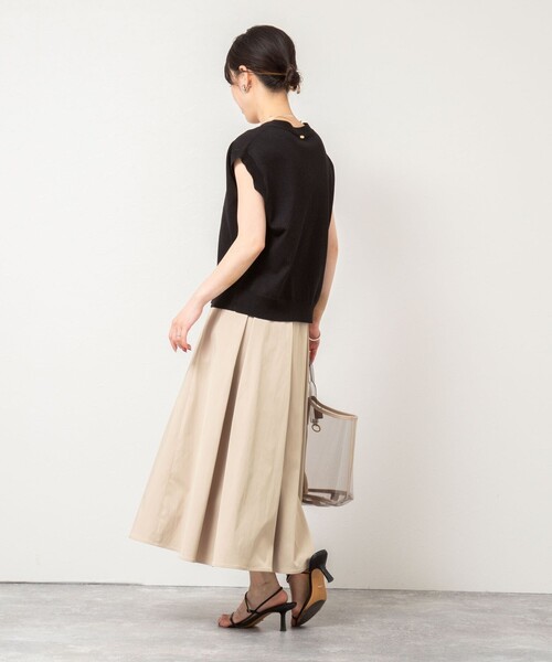 ノーリーズ　nolley's ウォッシャブルヴィンテージタフタフレアスカート NOLLEY'S（ノーリーズ）の「ウォッシャブルヴィンテージタフタ