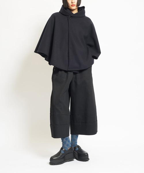 gomme（ゴム） ポンチョ ライトWジャージー ポンチョ レディース