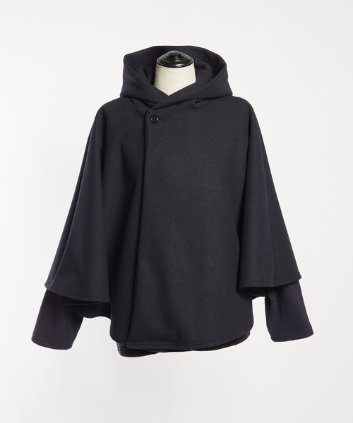 gomme（ゴム） ポンチョ ライトWジャージー ポンチョ レディース