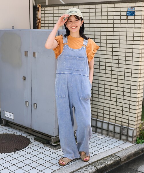 FREAK'S STORE（フリークスストア） tシャツ ピグメント ロゴフリル