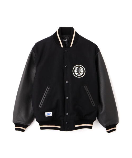 Schott N.Y.C（ショット） 「schott」 スタジャン M ネイビー メンズ