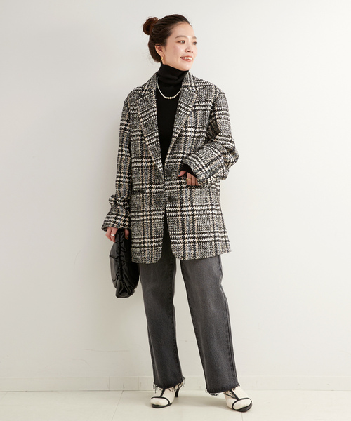 【Simplicite】ツイードジャケット B.C STOCK（ベーセーストック） 「Simplicite」ツイードジャケット