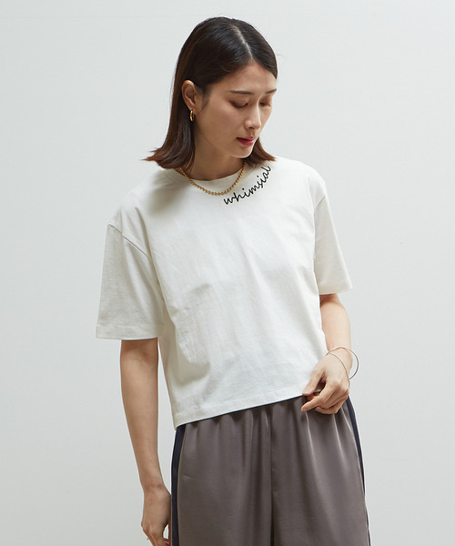 tシャツ 「定番」製品染コンパクトTシャツ レディース