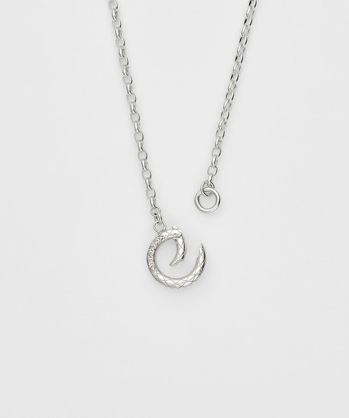 agete（アガット） ネックレス シルバーダイヤモンドネックレス