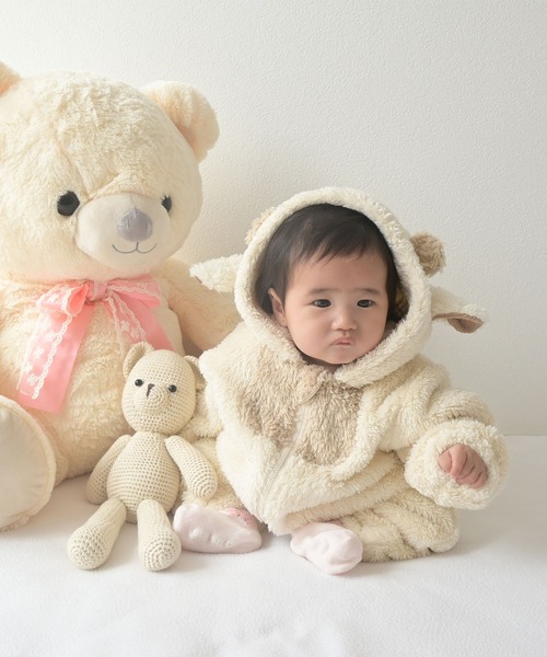 ロンパース・カバーオール Baby Snap Overall - Otter Bunny Meadow 楽天市場】日本製 ロンパース カバーオール ツーウェイオール 50cm