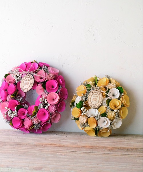 インテリア ワンカラーリース SS : ZOZOTOWN Yahoo!店 - 通販 - Yahoo