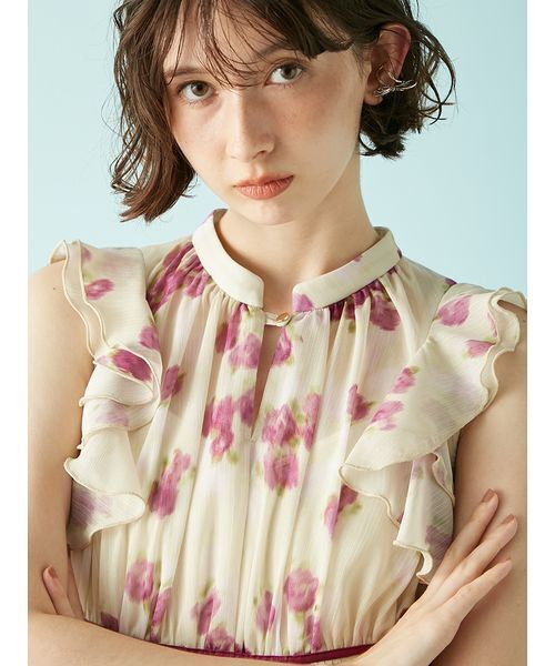 LILY BROWN フリルワンピース 新品未使用 リリーブラウン LILY BROWN フリルワンピース （DOT