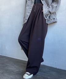 umbro（アンブロ） パンツ 別注 ワンポイント刺繍ロゴ トラックパンツ