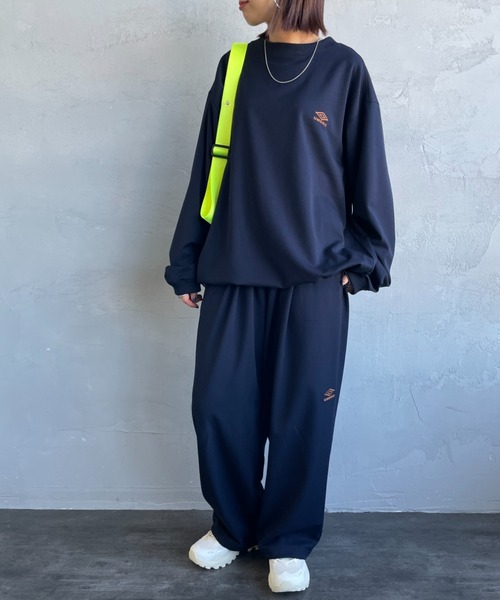 umbro（アンブロ） パンツ 別注 ワンポイント刺繍ロゴ トラックパンツ