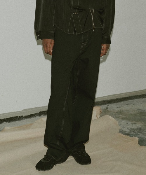JIEDA（ジエダ） ワイドパンツ ジーンズ TWIST DENIM PANTS メンズ