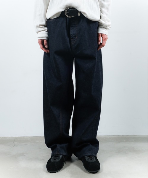 JIEDA（ジエダ） ワイドパンツ ジーンズ TWIST DENIM PANTS メンズ