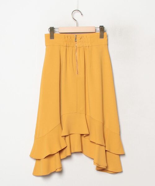 「JILL by JILL STUART」 フリルスカート SMALL イエロー レディース