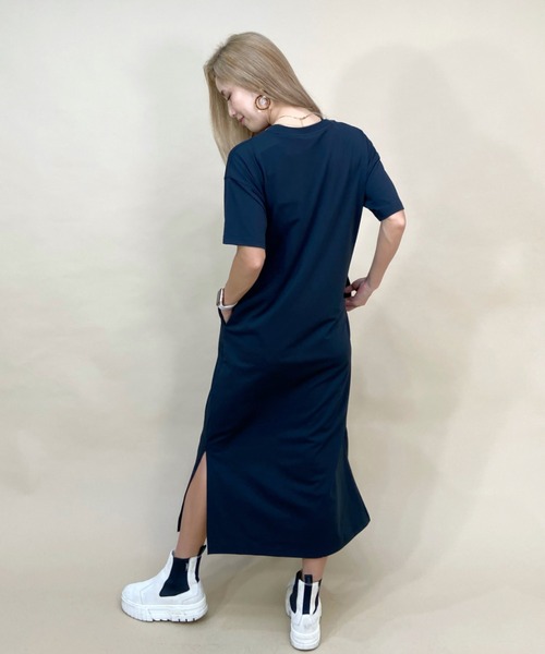 ノースフェイス　ワンピース THE NORTH FACE 「THE FACE」 半袖ワンピース M ブラック