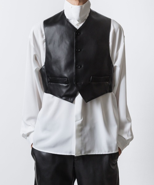 00s catorce jilet vest japanese label ジレ IF SIX WAS NINE - 00s archive ifsixwasnine jilet vest batの通販 by