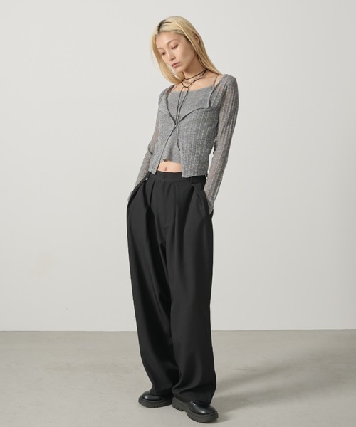 UN3D.シアトップスアンサンブル 黒 UN3D.シアトップスアンサンブル 黒