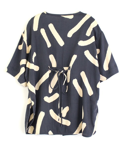 「RNA-N」 半袖ブラウス MEDIUM キャメル レディース_画像3