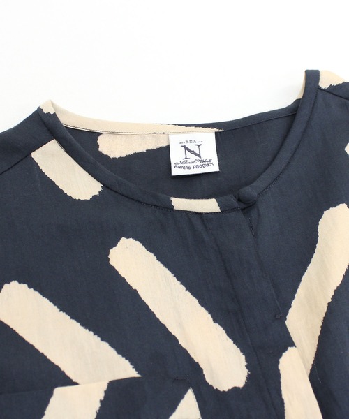 「RNA-N」 半袖ブラウス MEDIUM キャメル レディース_画像4