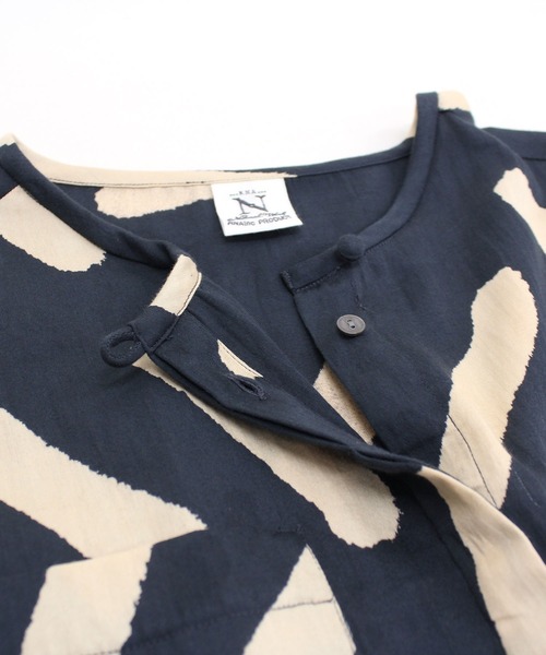 「RNA-N」 半袖ブラウス MEDIUM キャメル レディース_画像5