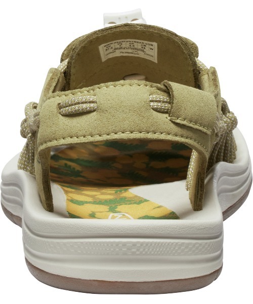 「KEEN」 フラットサンダル 25cm ライトイエロー レディースの画像