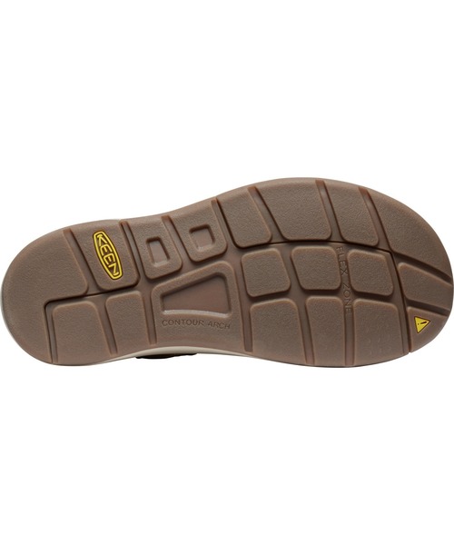 「KEEN」 フラットサンダル 25cm ライトイエロー レディースの画像