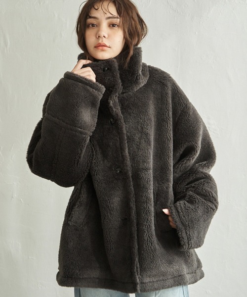 notch. ブルゾン アウター 「notch. by KASUMI」 ボアスタンド