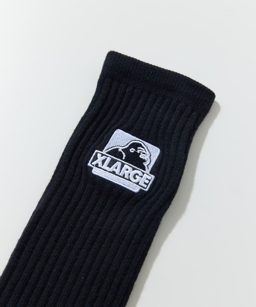 XLARGE（エクストラ ラージ） ハイソックス 靴下 OG EMB SOCKS メンズ