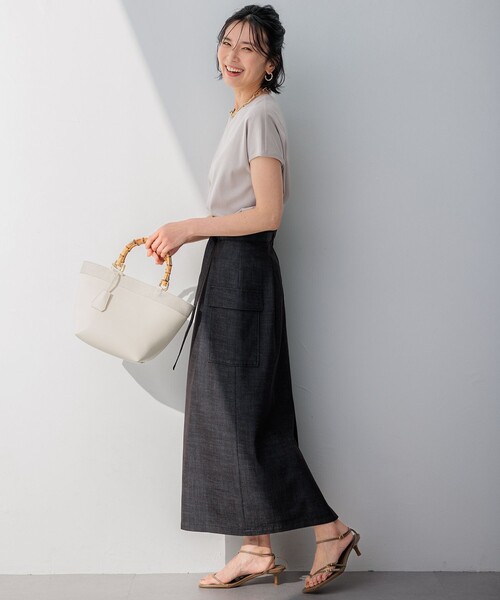 「23区」 ノースリーブトップス 32 ピンク レディース_画像3